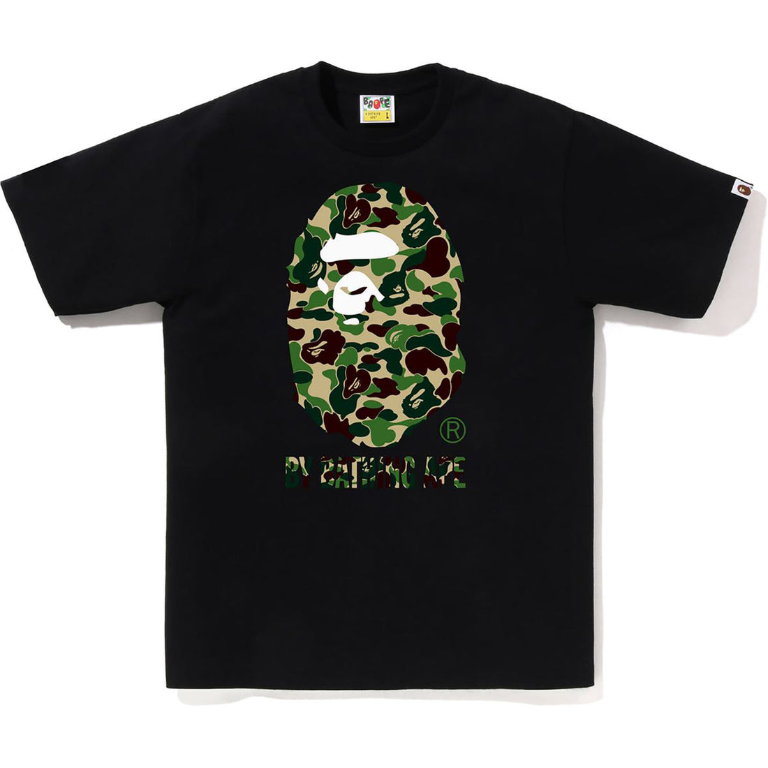 BAPE White ABC Camo Tee Black