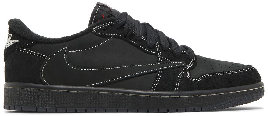 USED Jordan 1 Retro Low OG SP Travis Scott Black Phantom