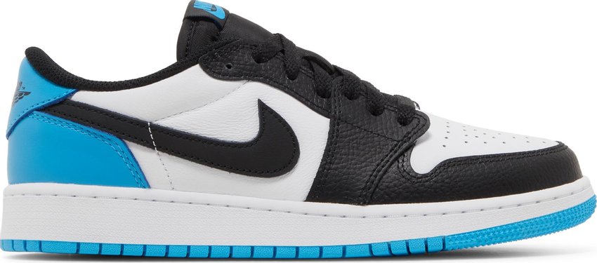 Promo Jordan 1 Retro Low OG Black Dark Powder Blue (GS)