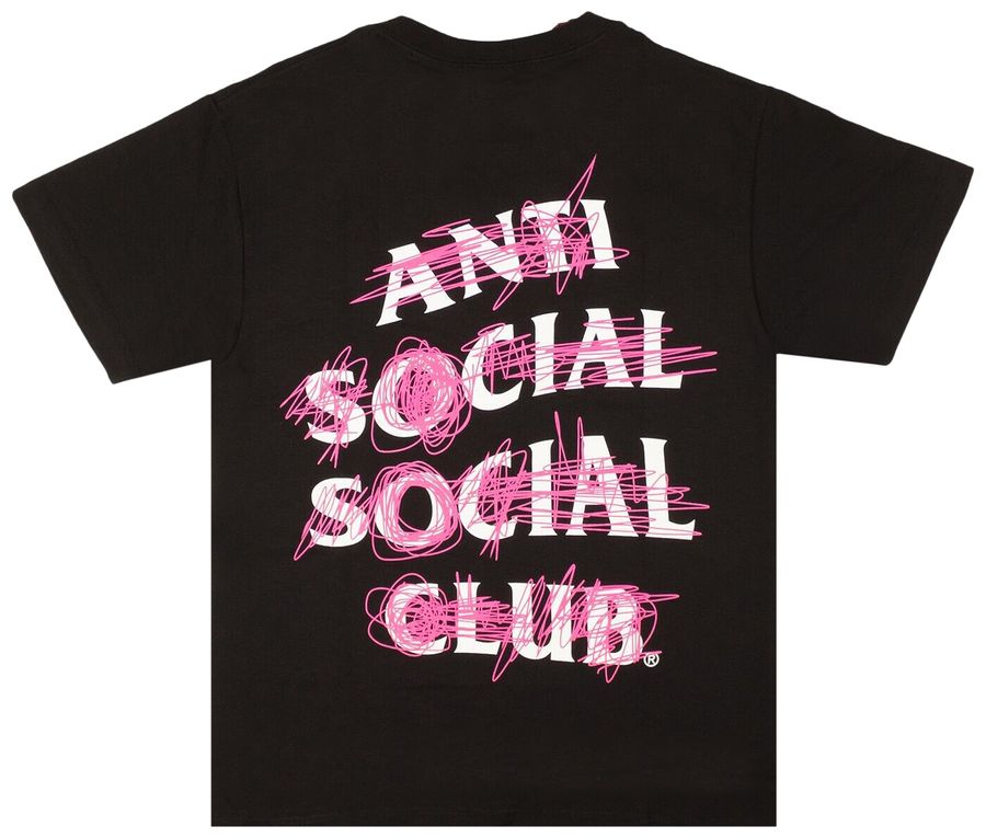 Anti Social Social Club Nevermind Tee Black