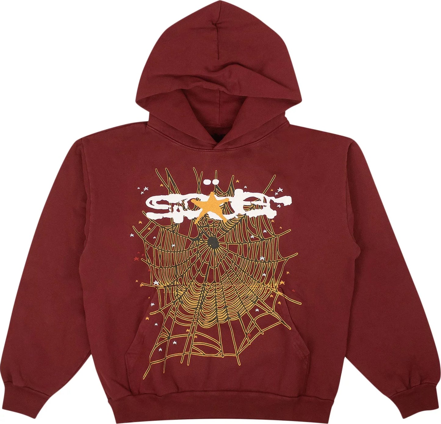Sp5der Hoodie 'Maroon'
