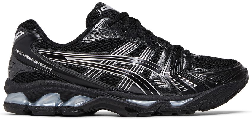 USED ASICS Gel-Kayano 14 Black Pure Silver