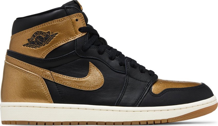 Promo Jordan 1 Retro High OG Black Metallic Gold
