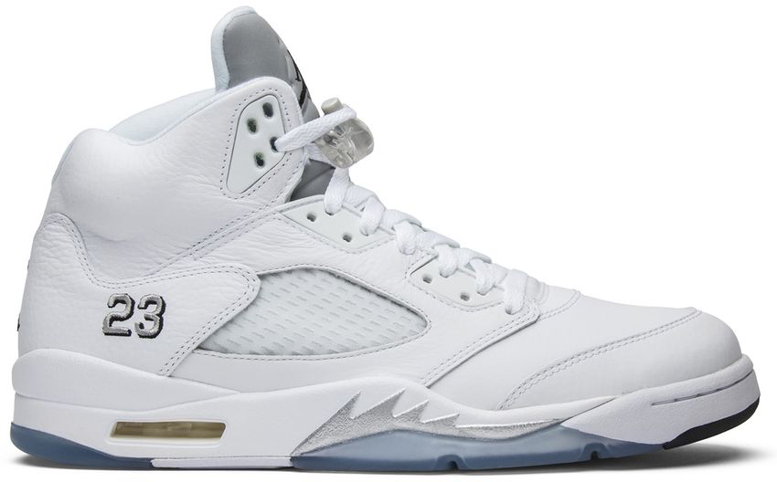 USED Jordan 5 Retro Metallic White (2015)
