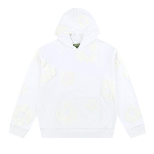 Denim Tears Mono Cotton Wreath Sweatshirt White