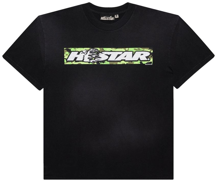 Hellstar Box Logo T-Shirt Black