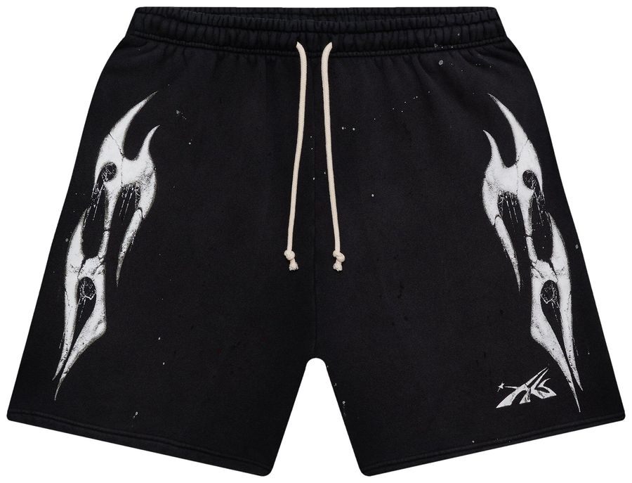 Hellstar Spiderweb Sport Logo Shorts Black