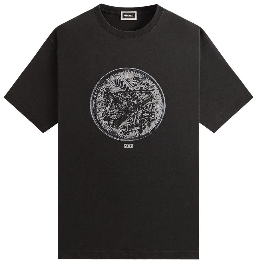 Kith x Batman Coin Vintage Tee Black