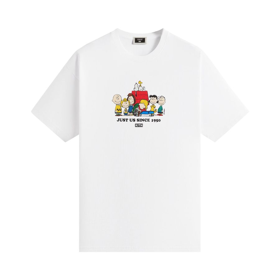 Kith x Peanuts Kids Just Us Since 1950 Tee White