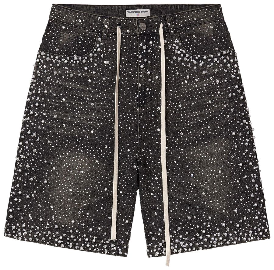 Vale Forever Rainstorm Jorts Black