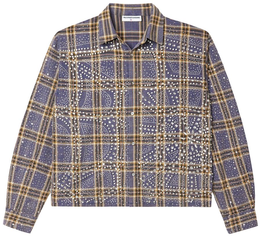Vale Forever Moonlight Flannel 'Blue/Yellow'