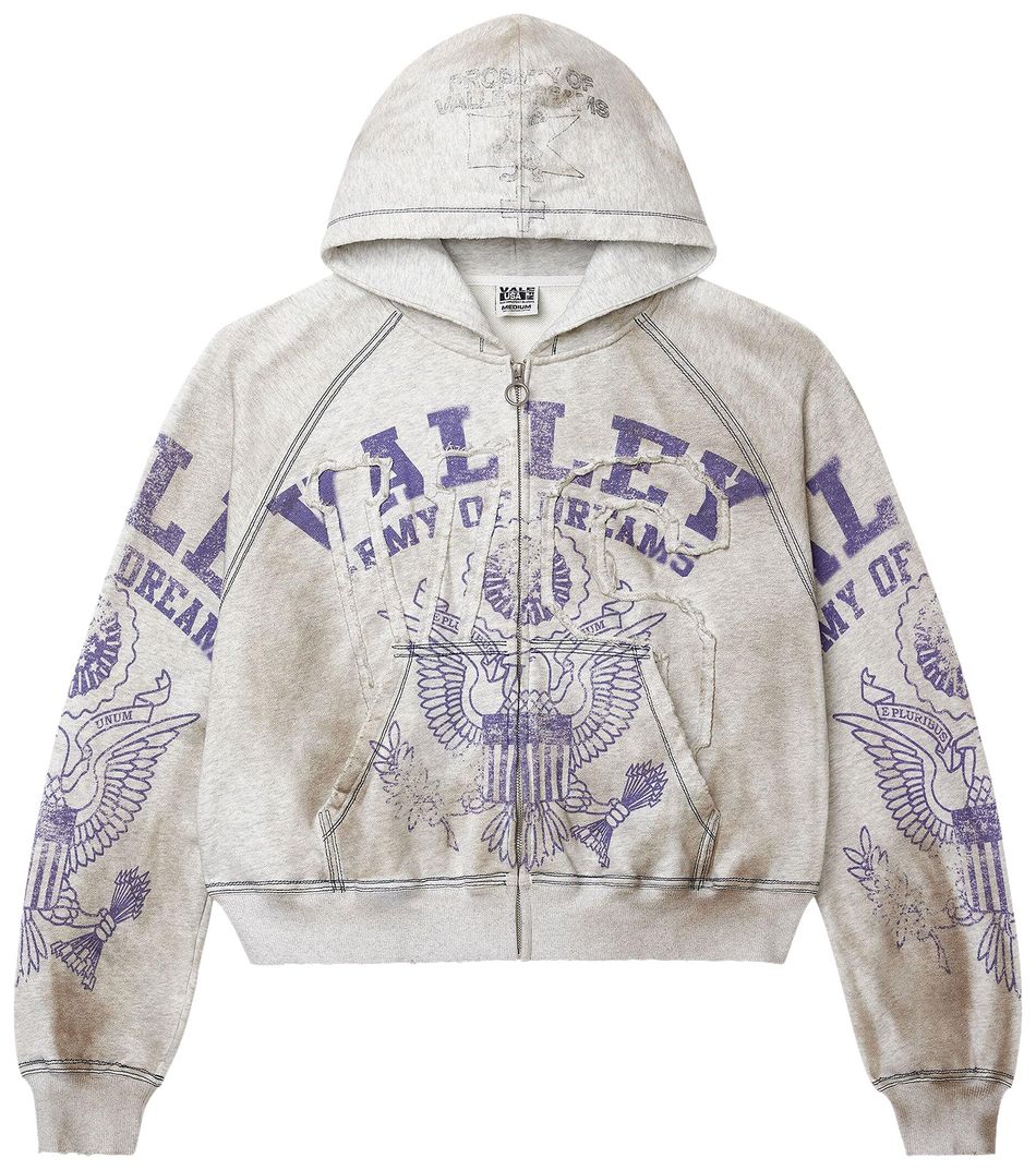 Vale Forever Army Zip Up 'Dirt/Grey'