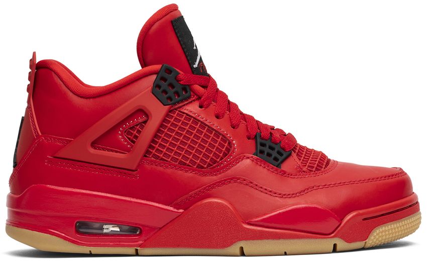 USED Jordan 4 Retro Fire Red Singles Day (2018) (Women's)