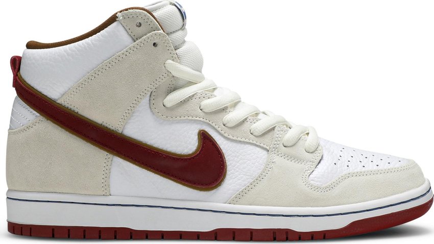 Promo Nike SB Dunk High Sail Bright Crimson