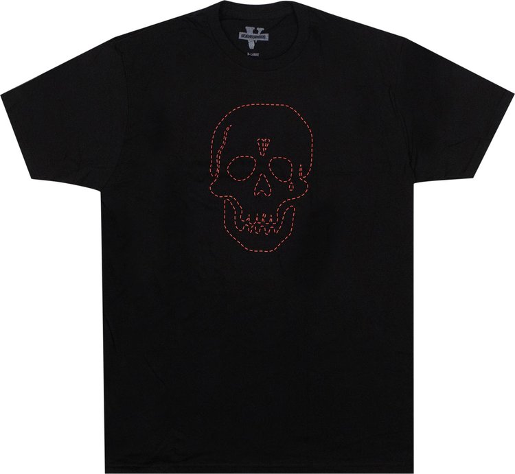 Promo Vlone x Neighborhood Skull Tee Red Black