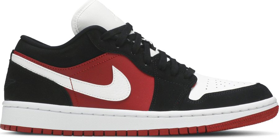 Promo Jordan 1 Low Black White Gym Red (Women's)