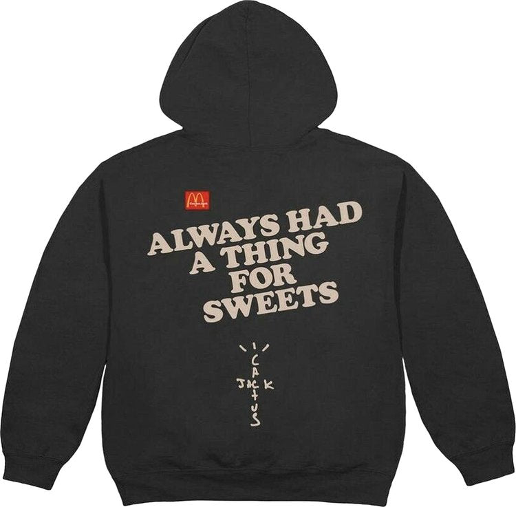 Travis Scott McDonald's Apple Pie Hoodie Black