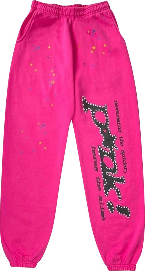 Promo Sp5der P*NK Sweatpants Pink