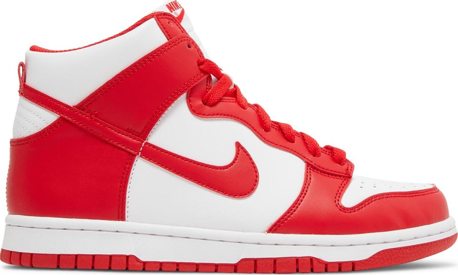 Promo Nike Dunk High Championship White Red (White Tongue Tag) (GS)