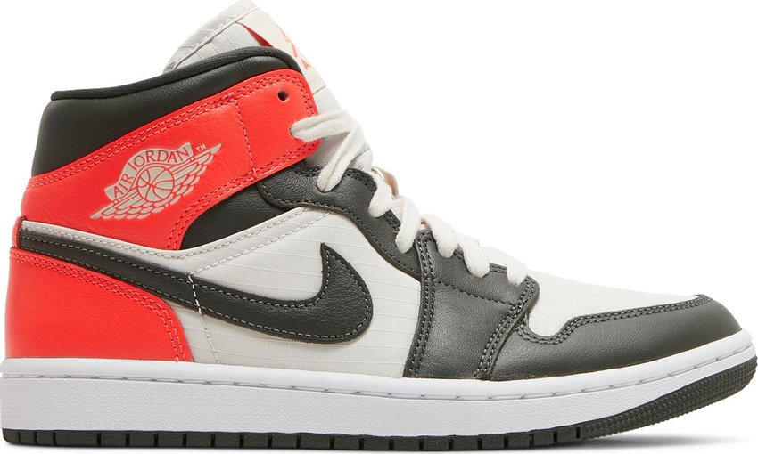 Promo Jordan 1 Mid Newsprint Light Orewood Brown (Women's)