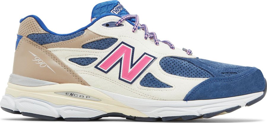 Promo New Balance 990v3 MiUSA Kith Daytona (with Socks)