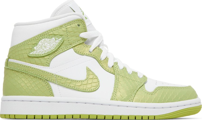 Promo Jordan 1 Mid Green Python (Women's)