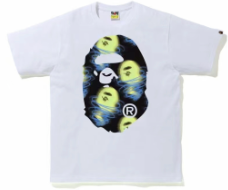 BAPE Big Head Yellow Ghost Tee White