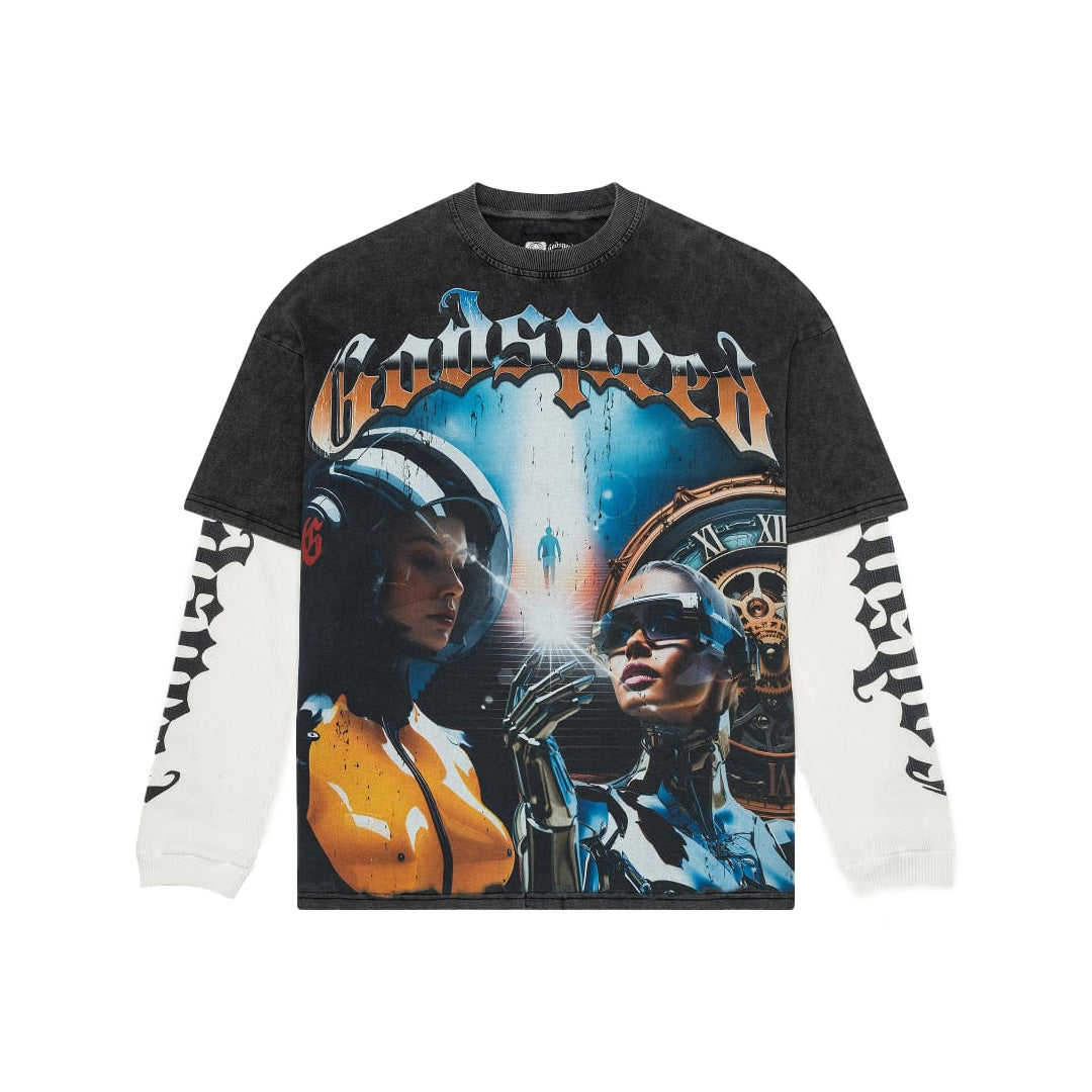 Godspeed Chosen One Layered Shirt Black