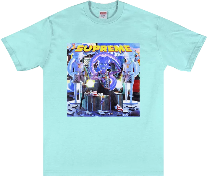 Promo Supreme Richest Tee Turquoise
