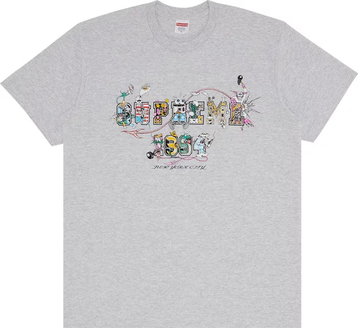 Promo Supreme Varsity Tee Ash Grey