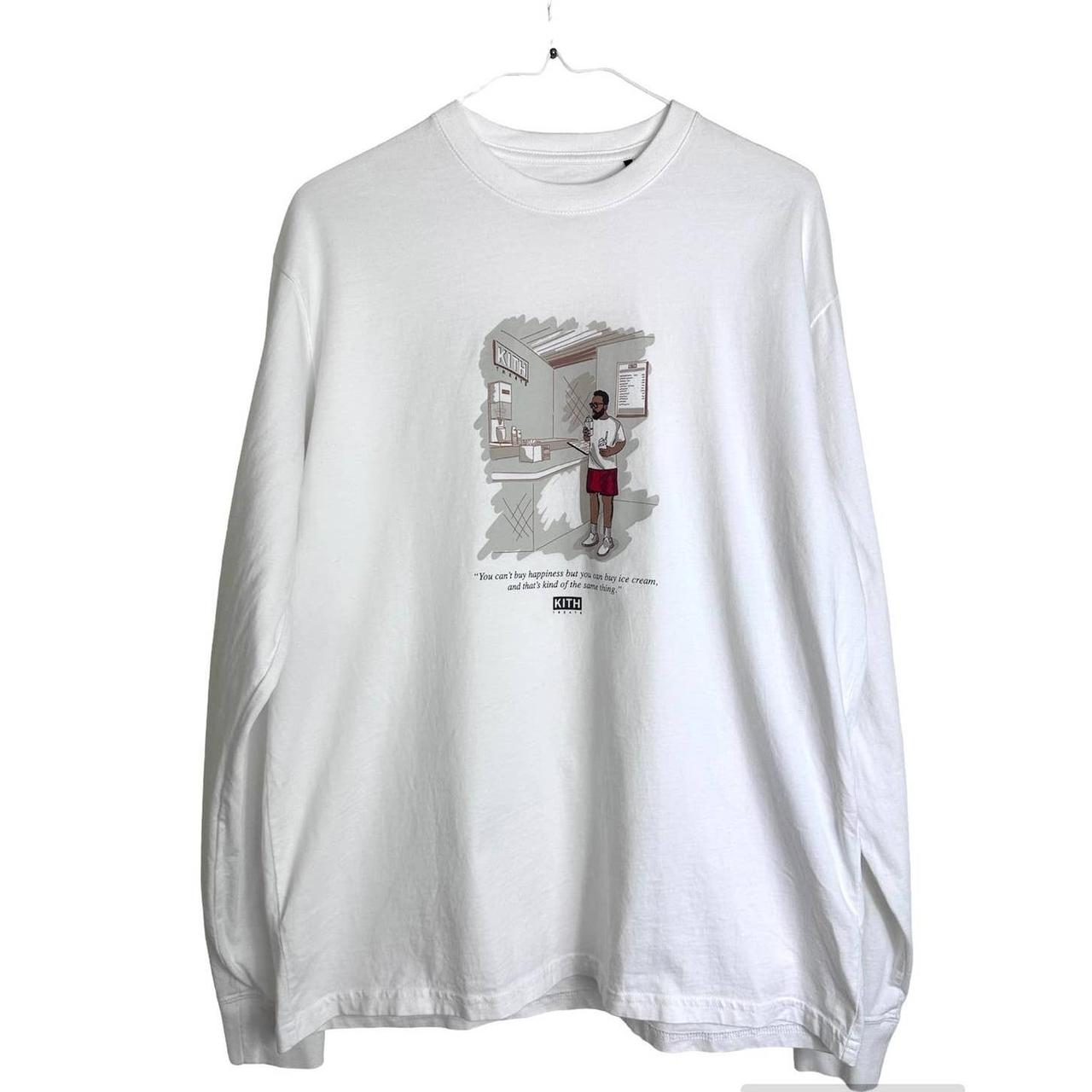 Kith Treats Happiness LS Tee White