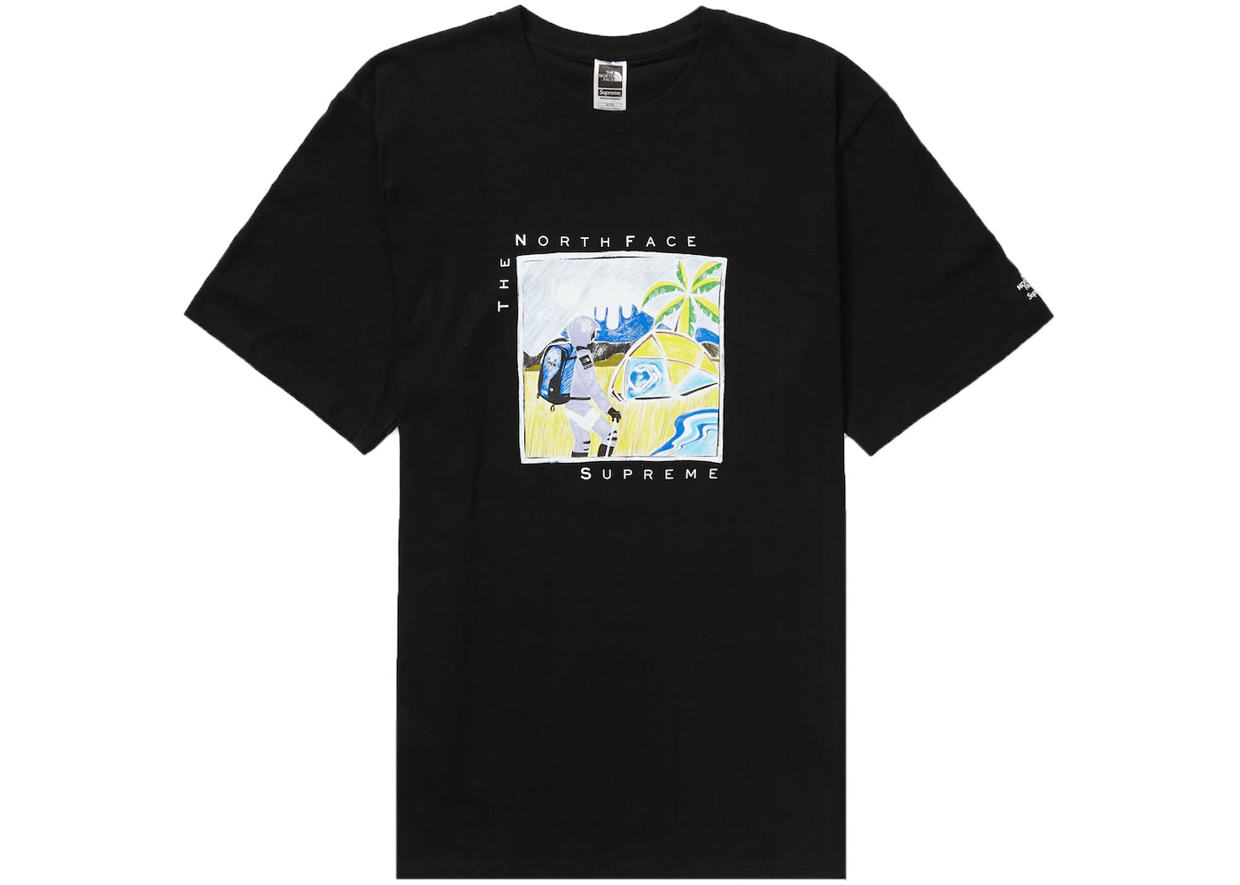 Promo Supreme The North Face Sketch Tee Black