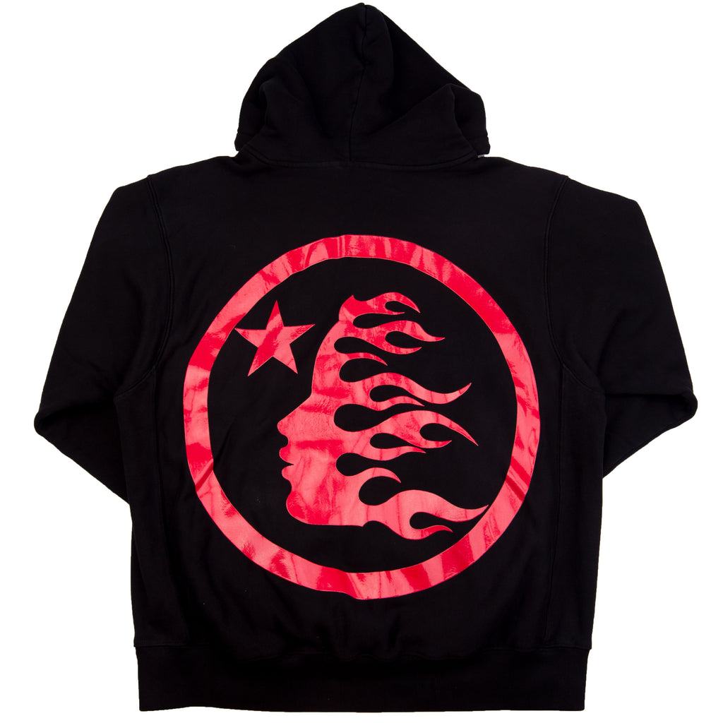 Hellstar Sports Classic Gel Logo Hoodie Red Black