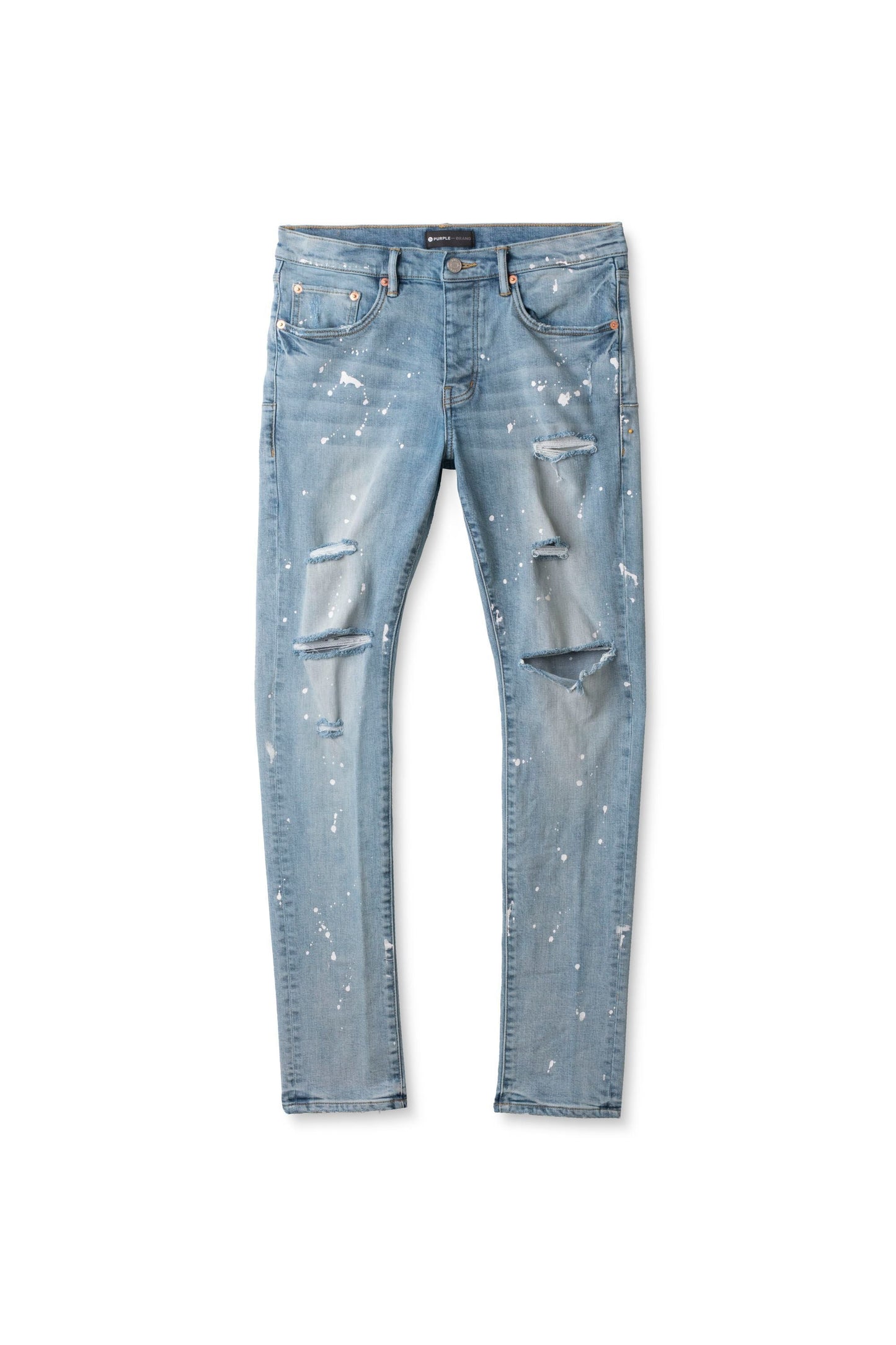 PURPLE BRAND Jean Light Indigo Paint