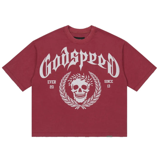 Godspeed Victor Crest T-Shirt Red