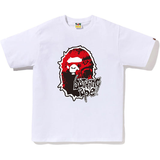 BAPE Mad Ape Head Tee White