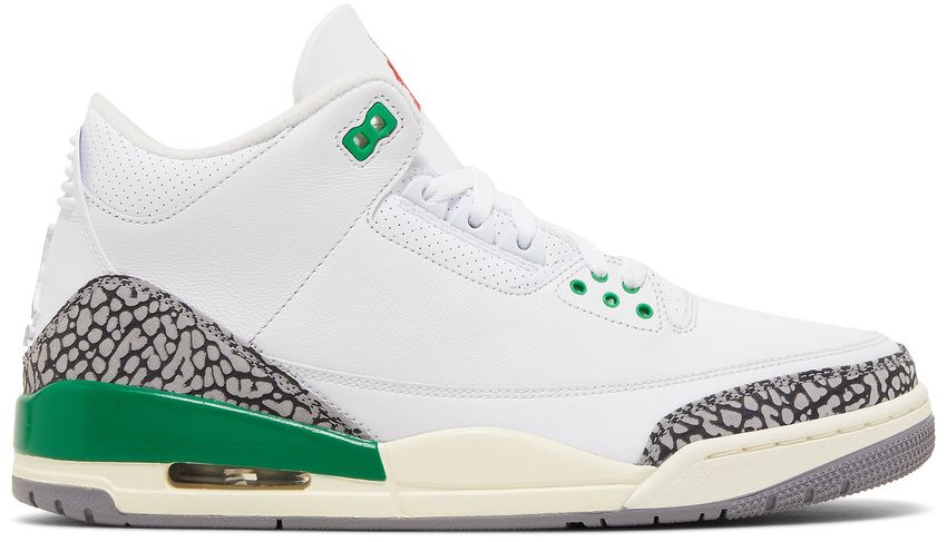 USED Jordan 3 Retro Lucky Green (Women's)