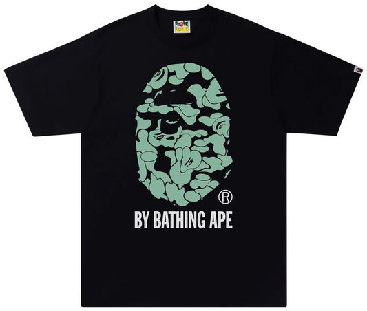 BAPE Text Code Camo By Bathing Ape Tee Black