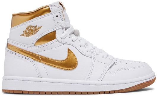 USED Jordan 1 Retro High OG Metallic Gold (Women's)