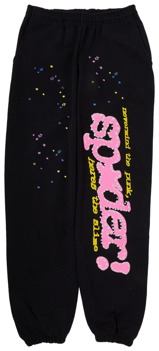 Sp5der P*NK V2 Sweatpant Black