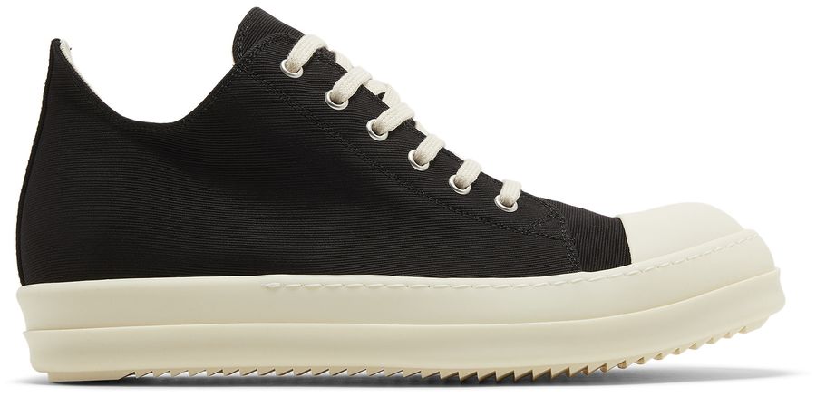 USED Rick Owens DRKSHDW Lido Low Sneaks Black Milk