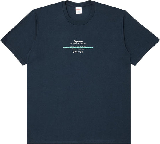 Supreme Standard Tee Navy