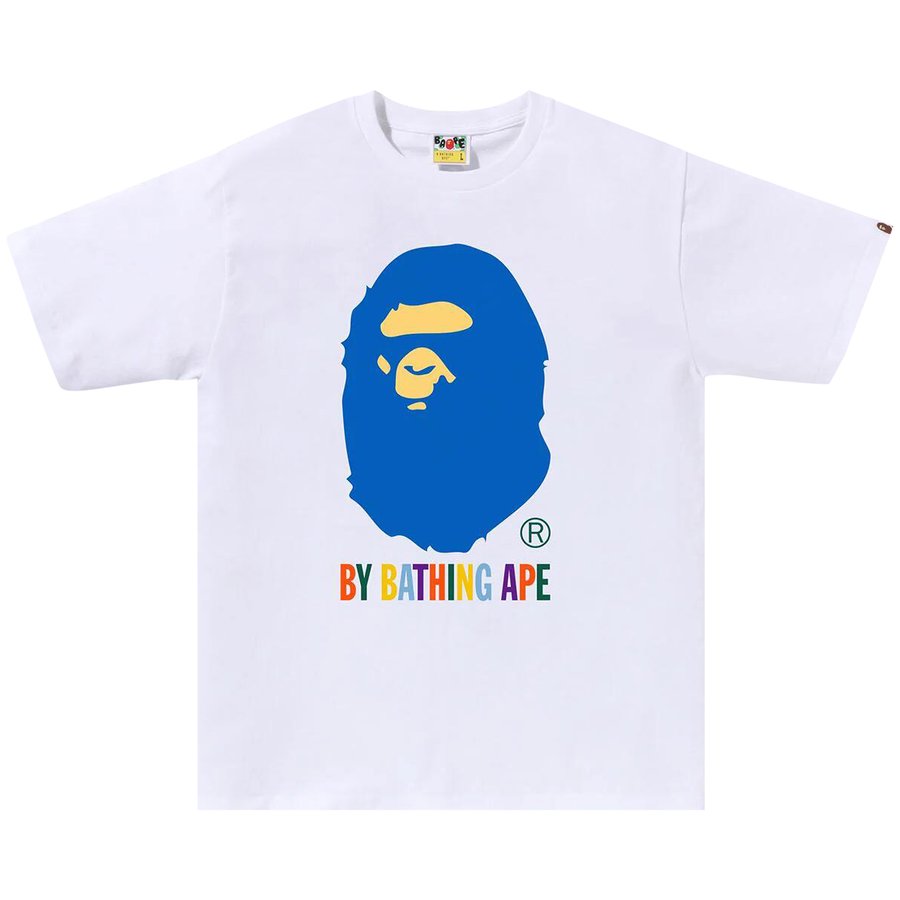 BAPE Colors By Bathing Ape Tee White