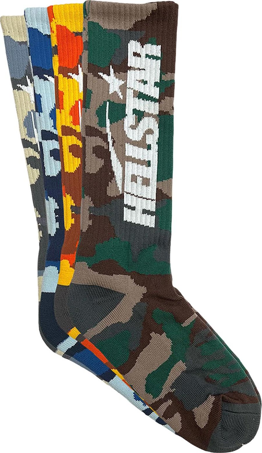 Hellstar Logo Socks (4 Pack) Camo SINGLE