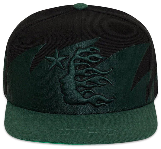 Hellstar Sharkteeth Snapback Hat Black/Green