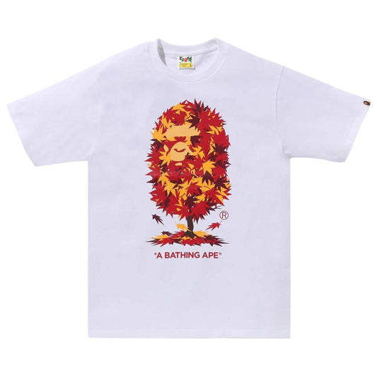 BAPE Japan Autumn Ape Head Tee 'White'