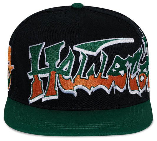 Hellstar Records Hat Snapback Green/Black