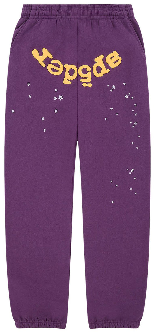 Sp5der Star OG Web V2 Sweatpant Purple
