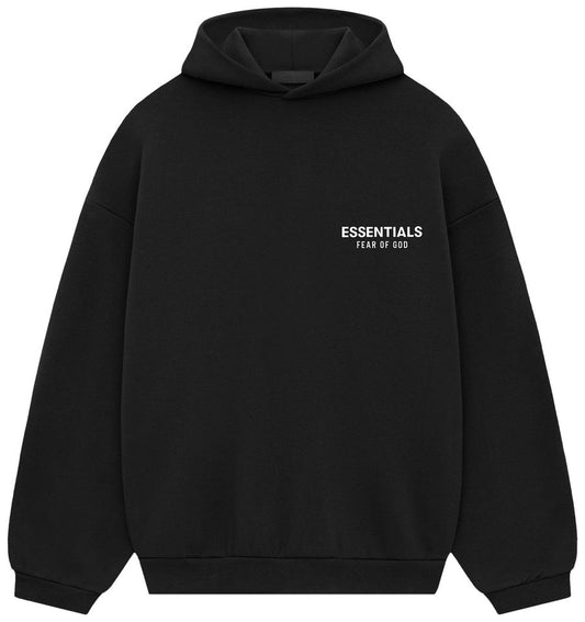 Fear of God Essentials Fleece Hoodie (FW24) Black