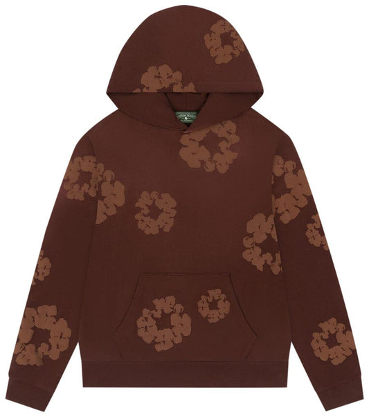 Denim Tears Mono Cotton Wreath Hoodie Brown